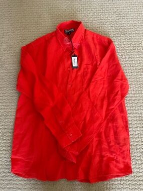 Vilebrequin Red Casual Button Down Shirt